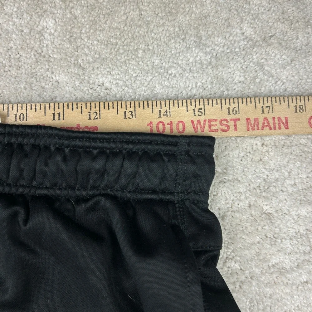 AND1 Solid Track Pants M Black Fleece Lined Athleisure Gorpcore Sportswear